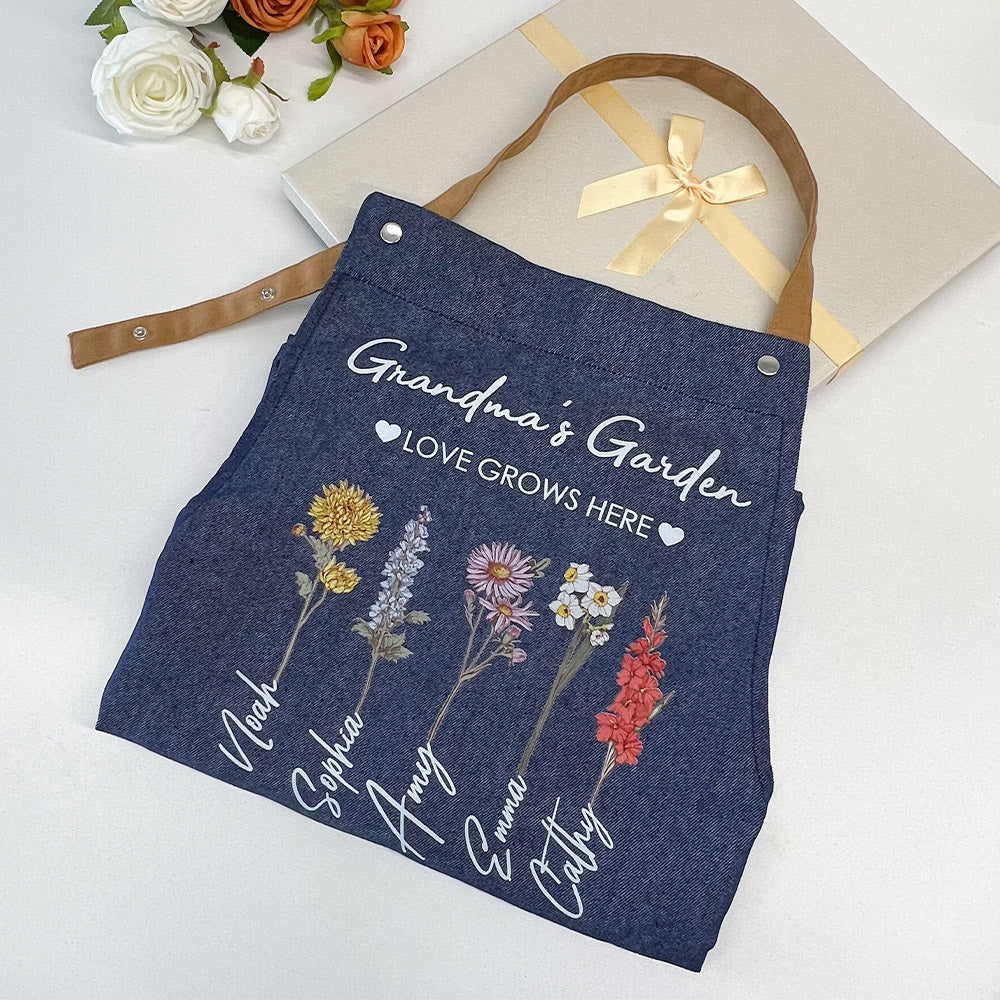 50%OFF⭐️Mom's Garden is Her Children Customized Apron Waterproof