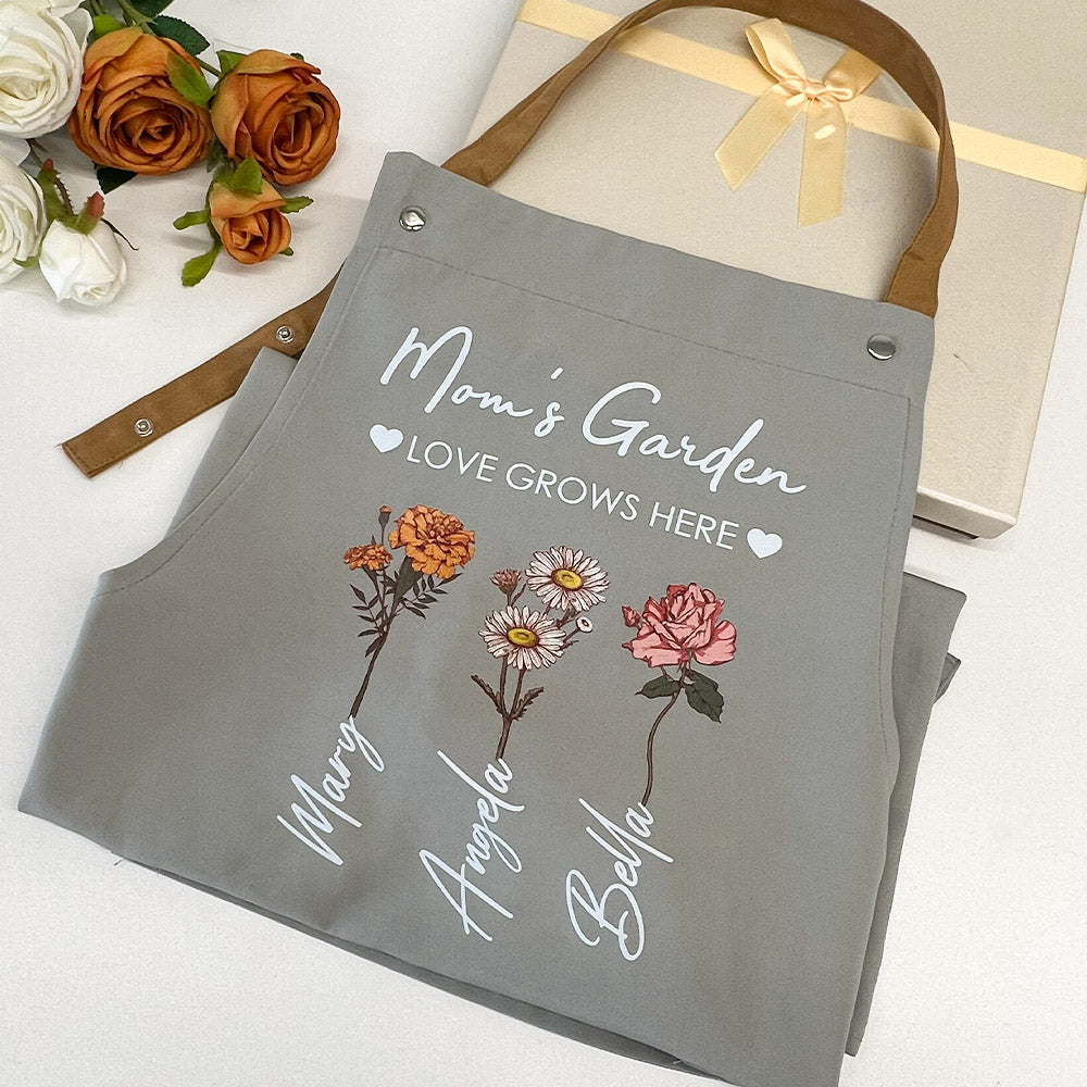 50%OFF⭐️Mom's Garden is Her Children Customized Apron Waterproof
