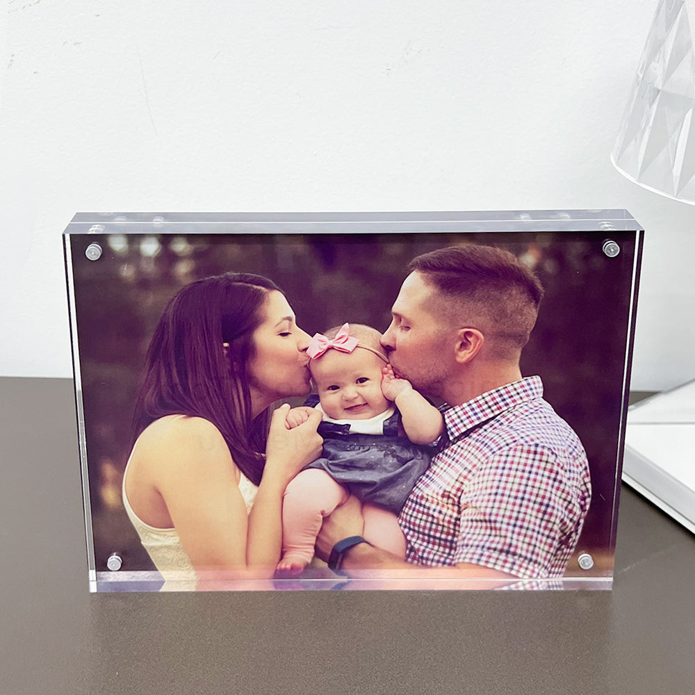 50%OFF🔥Custom Photo Acrylic Crystal Block Valentine‘s Gift