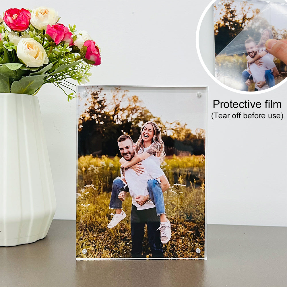 50%OFF🔥Custom Photo Acrylic Crystal Block Valentine‘s Gift