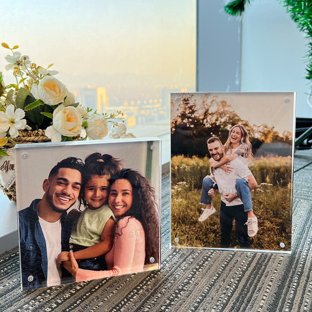 50%OFF🔥Custom Photo Acrylic Crystal Block Valentine‘s Gift