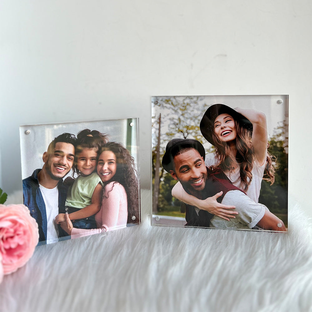 50%OFF🔥Custom Photo Acrylic Crystal Block Valentine‘s Gift