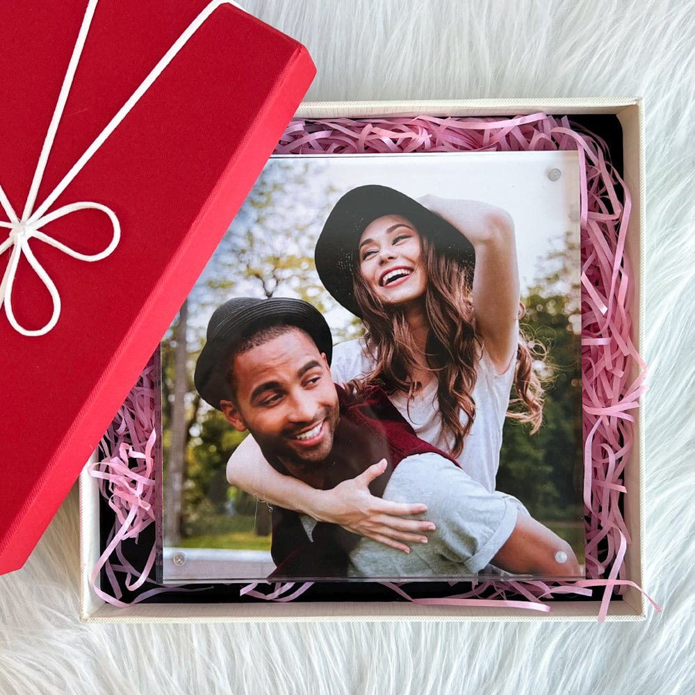 50%OFF🔥Custom Photo Acrylic Crystal Block Valentine‘s Gift