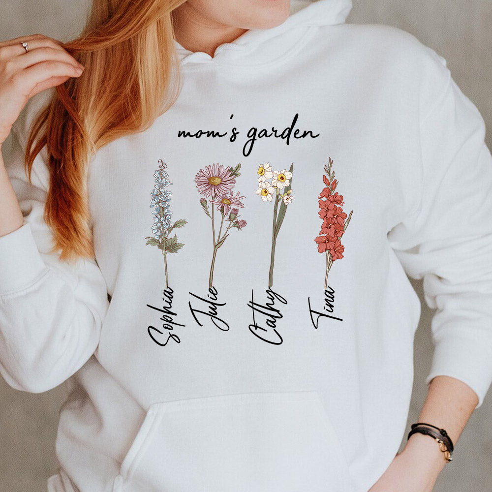 50%OFF⭐️Mom's Garden is Her Children Customized Hoodie/Crewneck