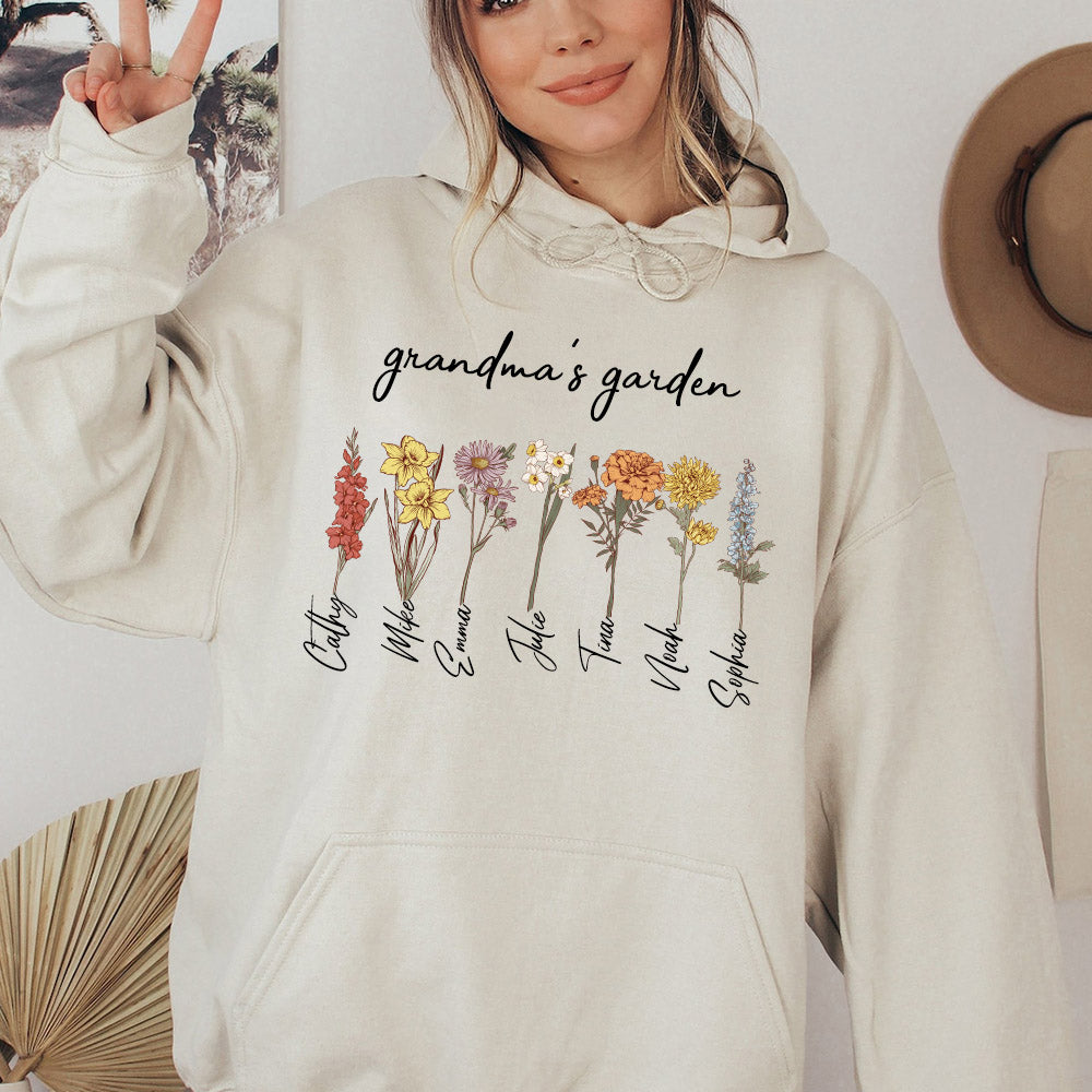 50%OFF⭐️Mom's Garden is Her Children Customized Hoodie/Crewneck