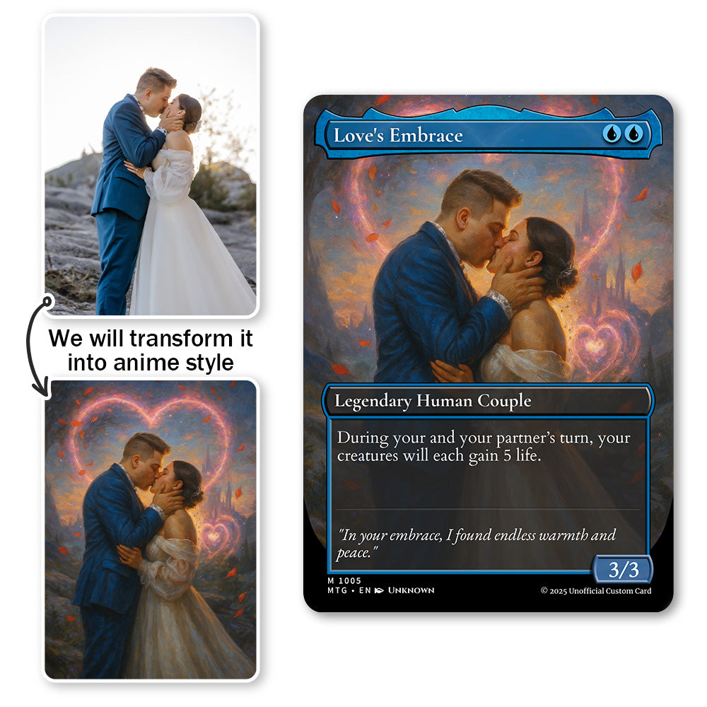 Custom Anime Couples MTG Magic TCG Card