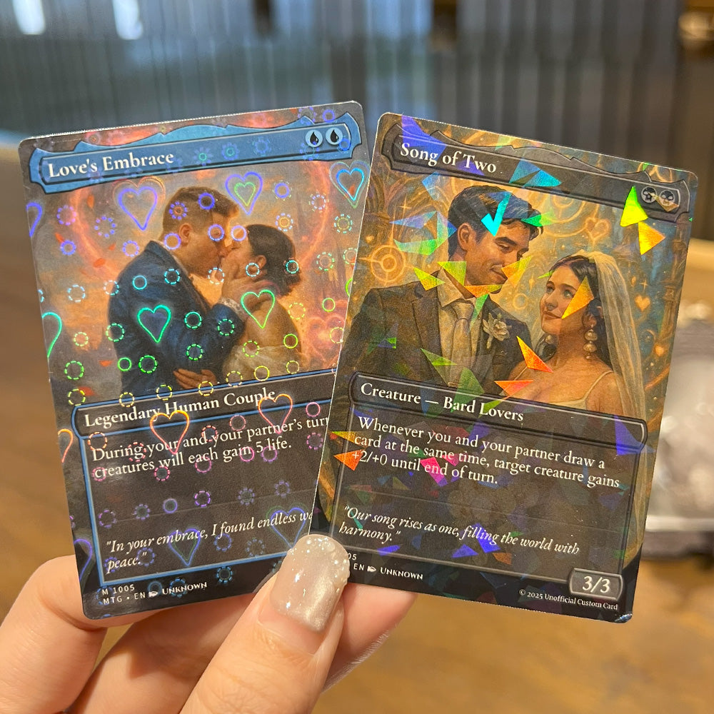 Custom Anime Couples MTG Magic TCG Card