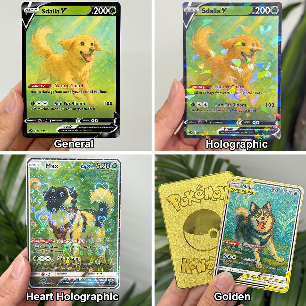 Custom Anime Pet Pokecard TCG V/Vmax/VSTAR/EX/GX Card