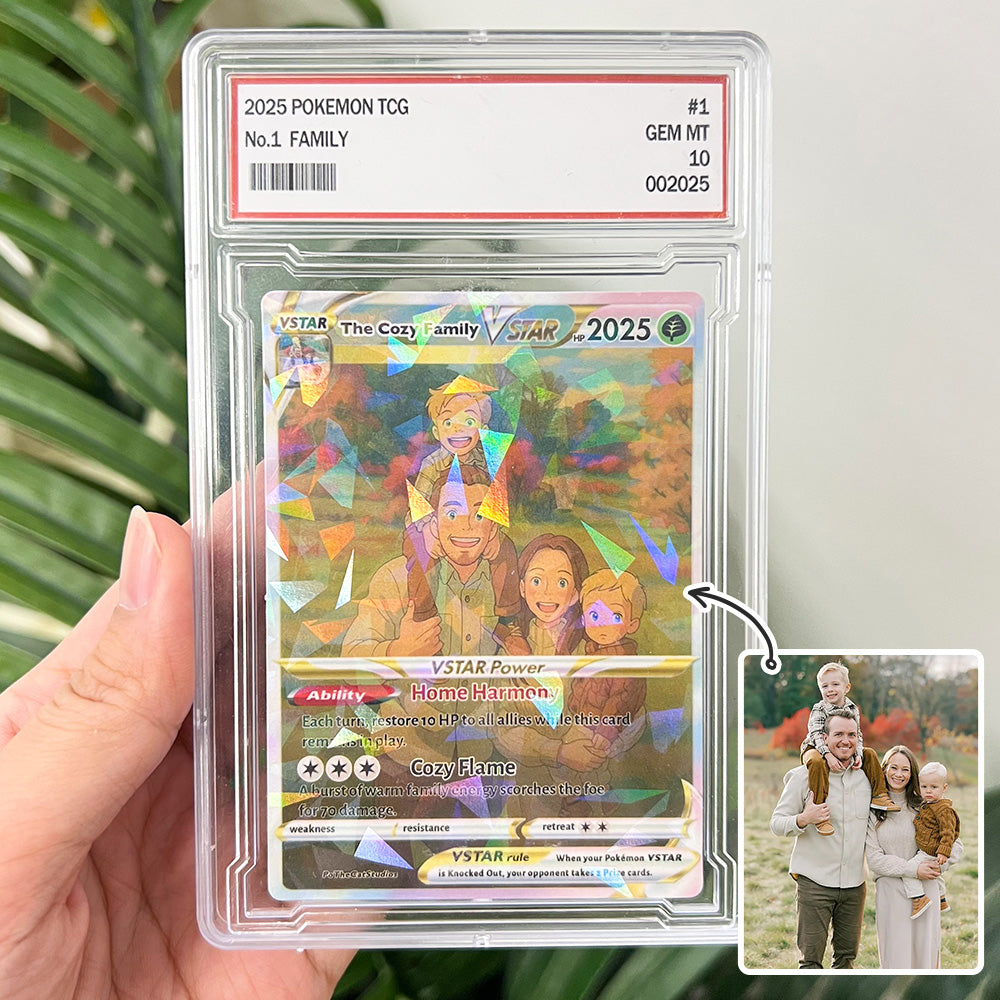 Custom Anime Family Pokecard TCG V/Vmax/VSTAR/EX/GX Card