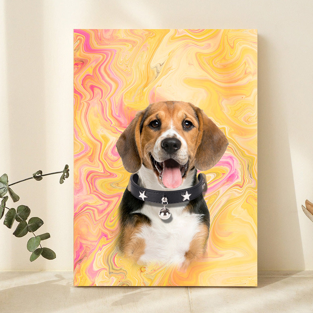 I Want You to See Them Wear Their Collar Again-Personalized Pet Memorial Canvas