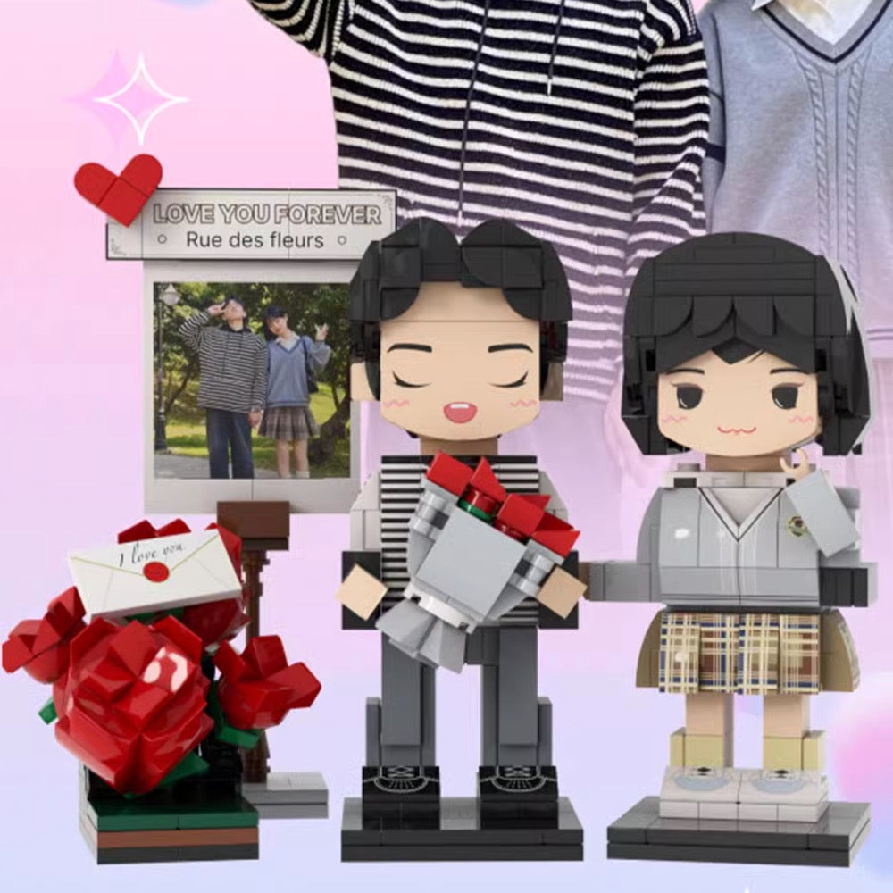 50%OFF ❤️ Custom 2 People Fully Body Brick Mini Figures