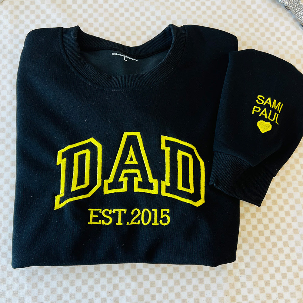 50% OFF👔Custom DAD Embroidered Sweatshirt For DAD