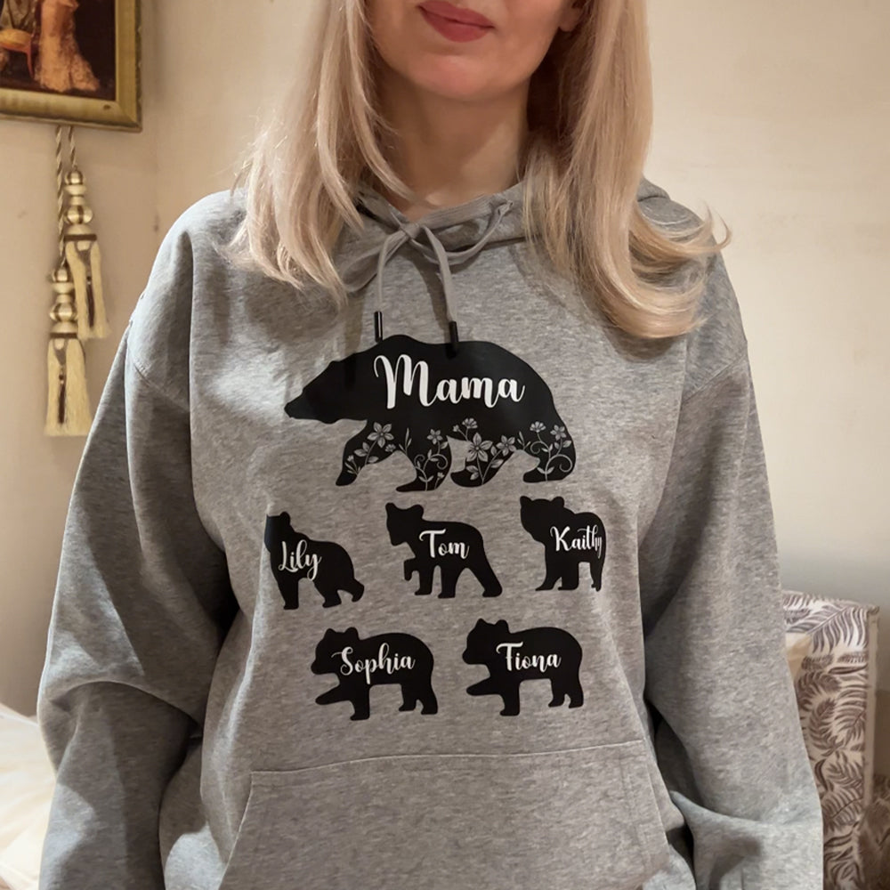 Mama Bear Customized Hoodie/Crewneck