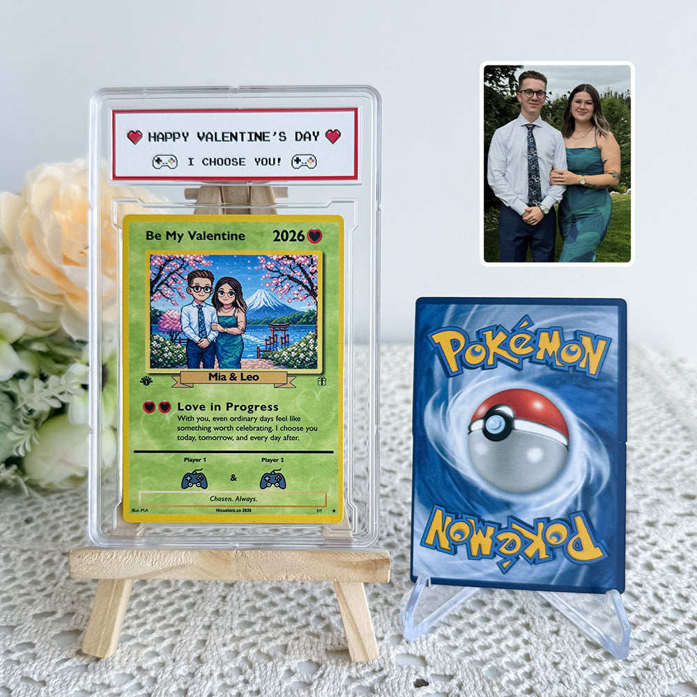 50% OFF💕Personalized Couple Anime Art Classic Card Pokecard