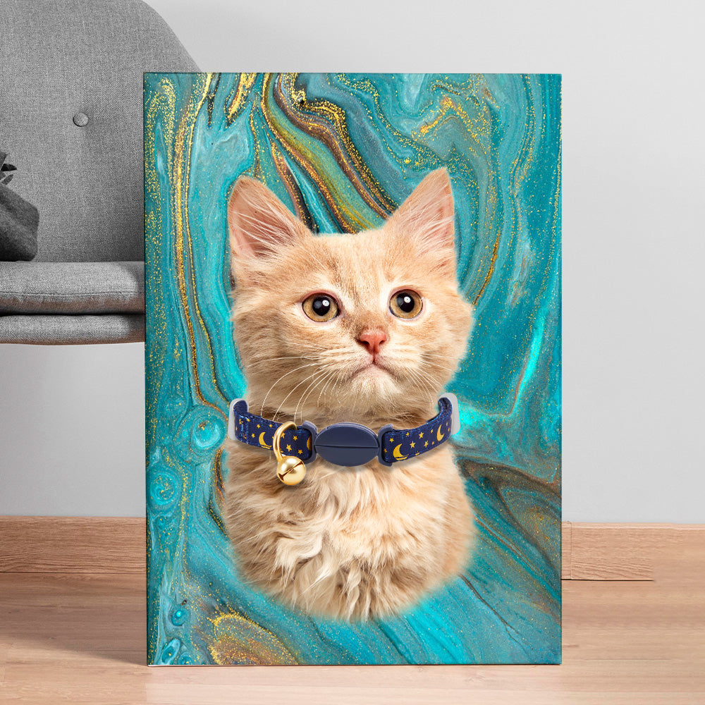 I Want You to See Them Wear Their Collar Again-Personalized Pet Memorial Canvas