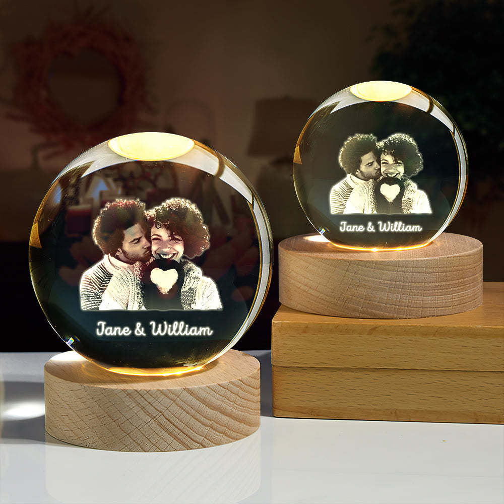 50%OFF ⭐️Custom 3D Pet Photo Crystal Ball