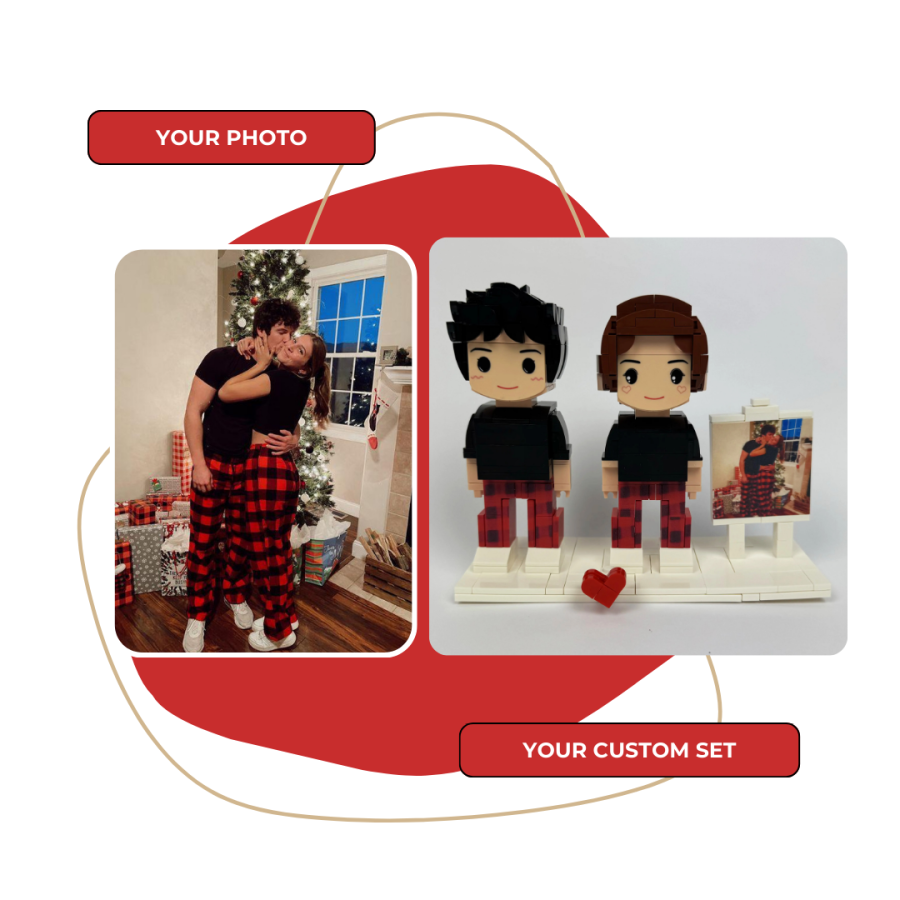 50%OFF❤️Custom Love Brick Set Figure with Photo