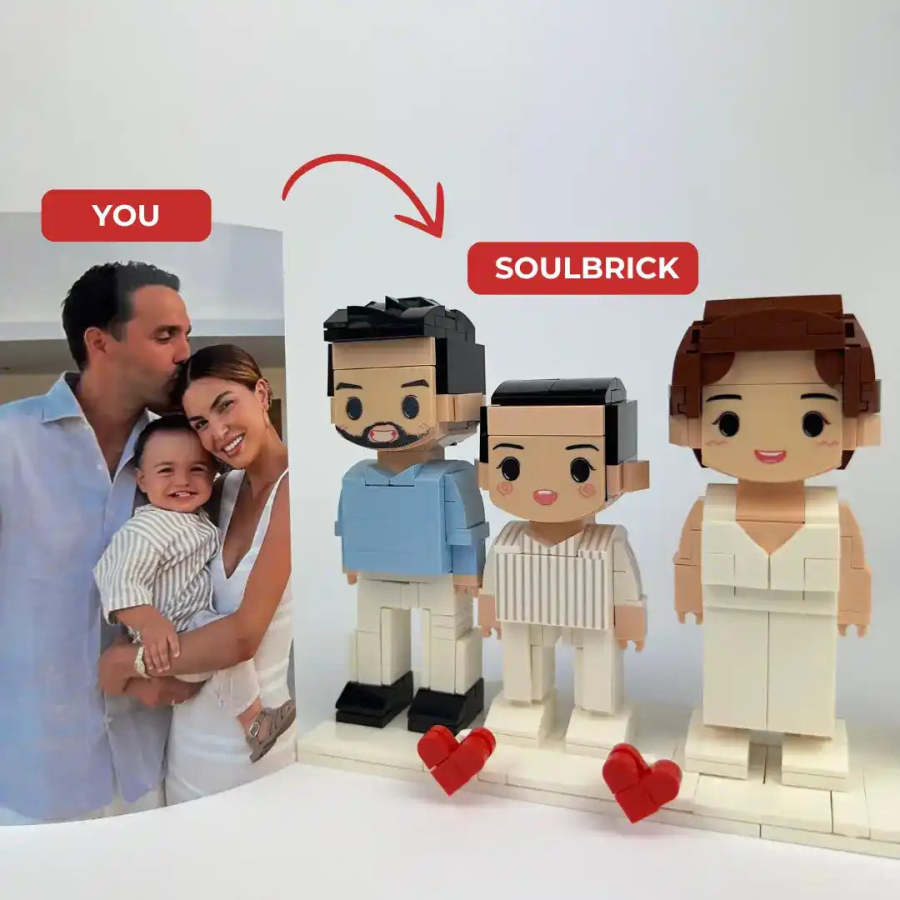 50%OFF❤️Custom Love Brick Set Figure with Photo