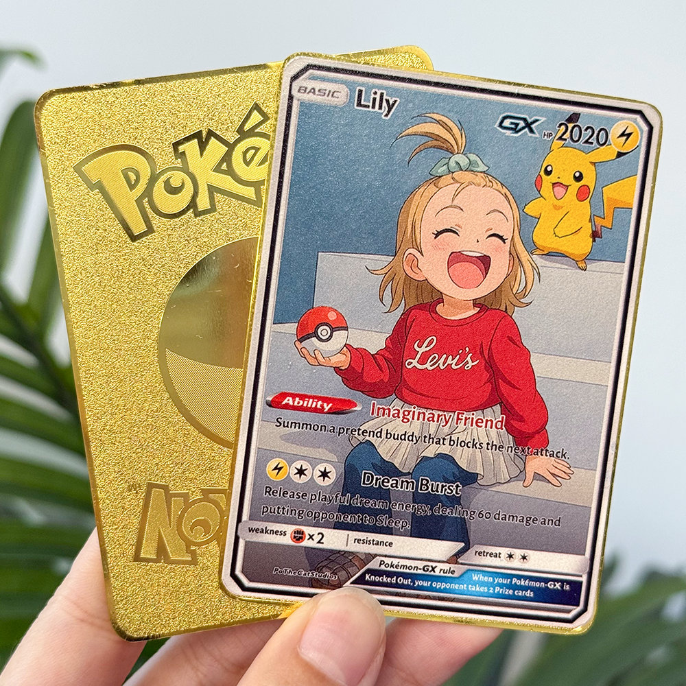 Custom Anime Kid Pokecard TCG V/Vmax/VSTAR/EX/GX Card
