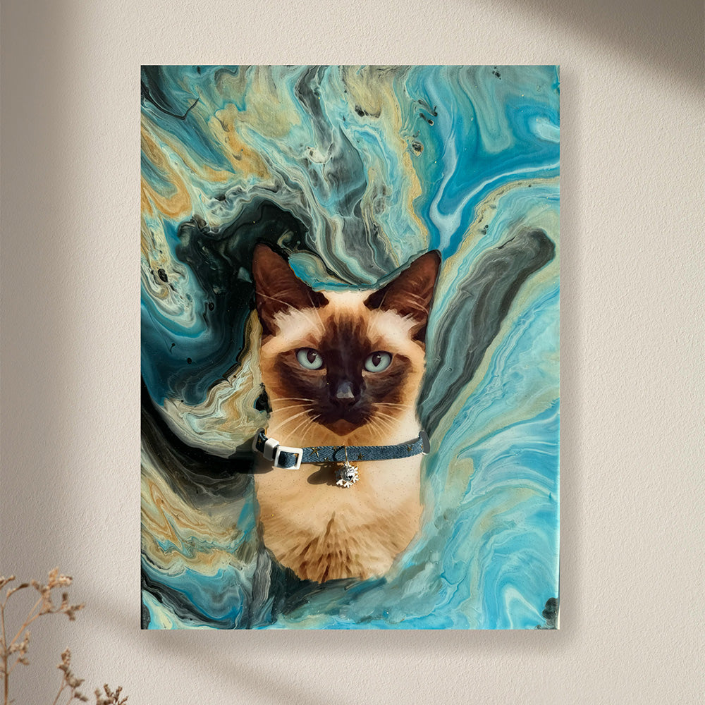 I Want You to See Them Wear Their Collar Again-Personalized Pet Memorial Canvas