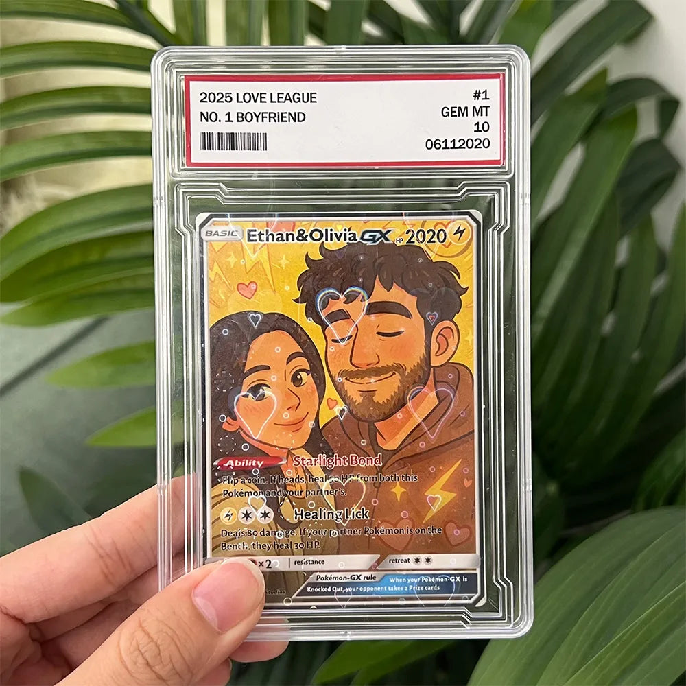 Custom Anime Couples Pokecard TCG V/Vmax/VSTAR/EX/GX/TRAINER Card
