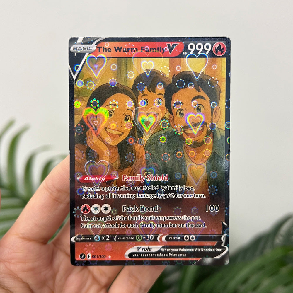 Custom Anime Family Pokecard TCG V/Vmax/VSTAR/EX/GX Card