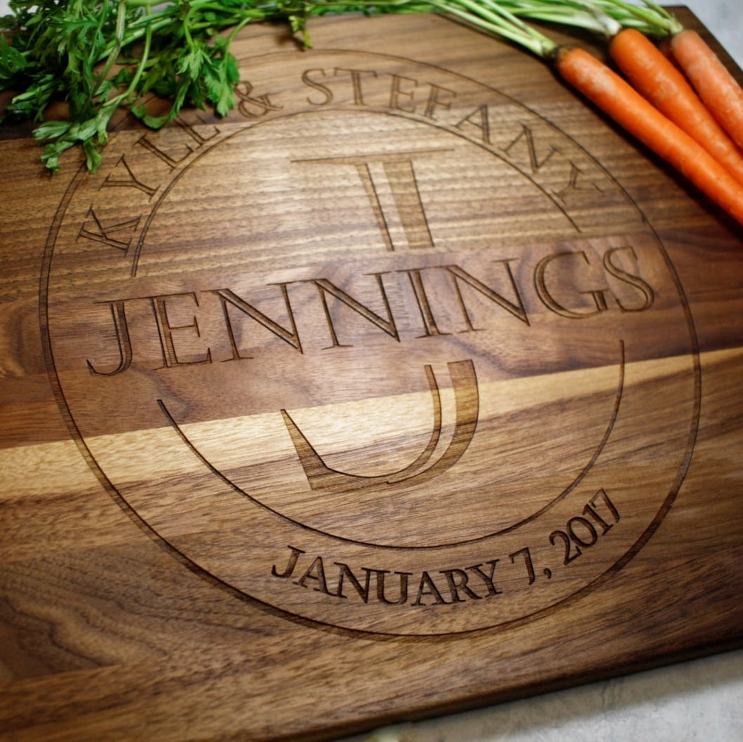 50%OFF⭐️Personalized Last Name Cutting Board For Family