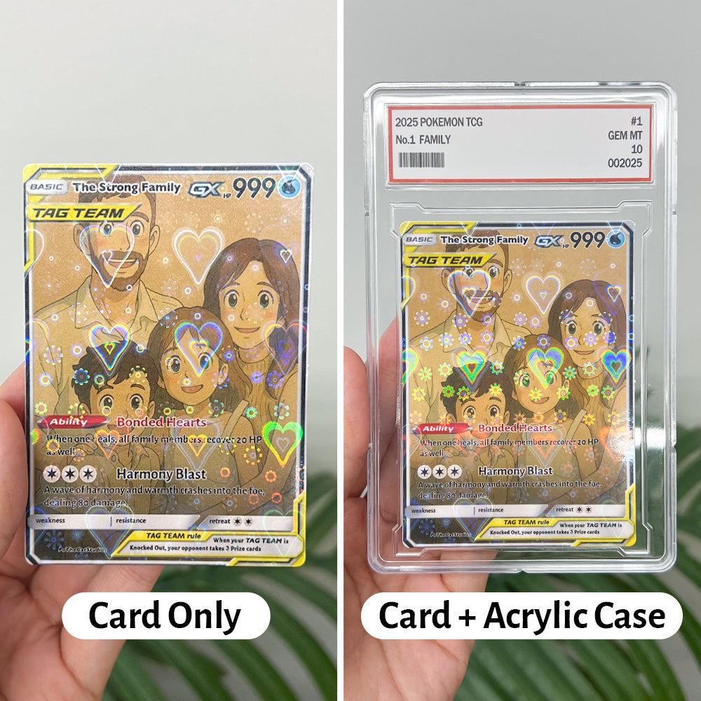 Custom Anime Family Pokecard TCG V/Vmax/VSTAR/EX/GX Card