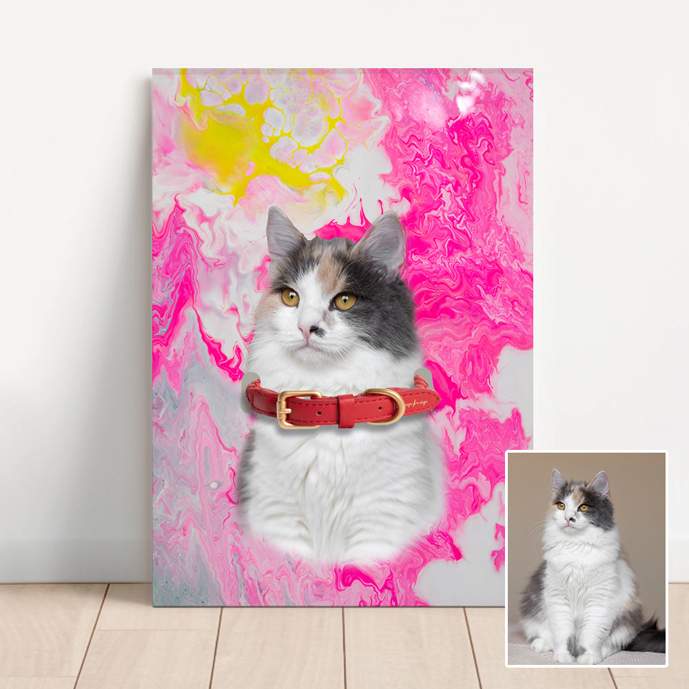 I Want You to See Them Wear Their Collar Again-Personalized Pet Memorial Canvas