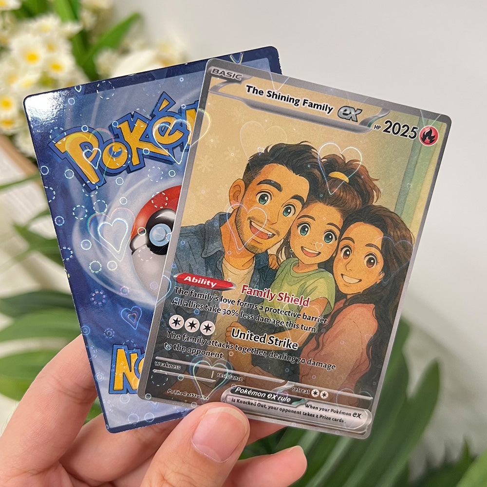 Custom Anime Family Pokecard TCG V/Vmax/VSTAR/EX/GX Card