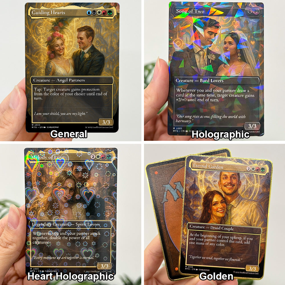 Custom Anime Couples MTG Magic TCG Card