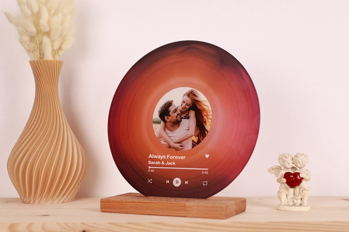 50%OFF⭐️Custom Record with Photo - Acrylic Song Plaque with NFC