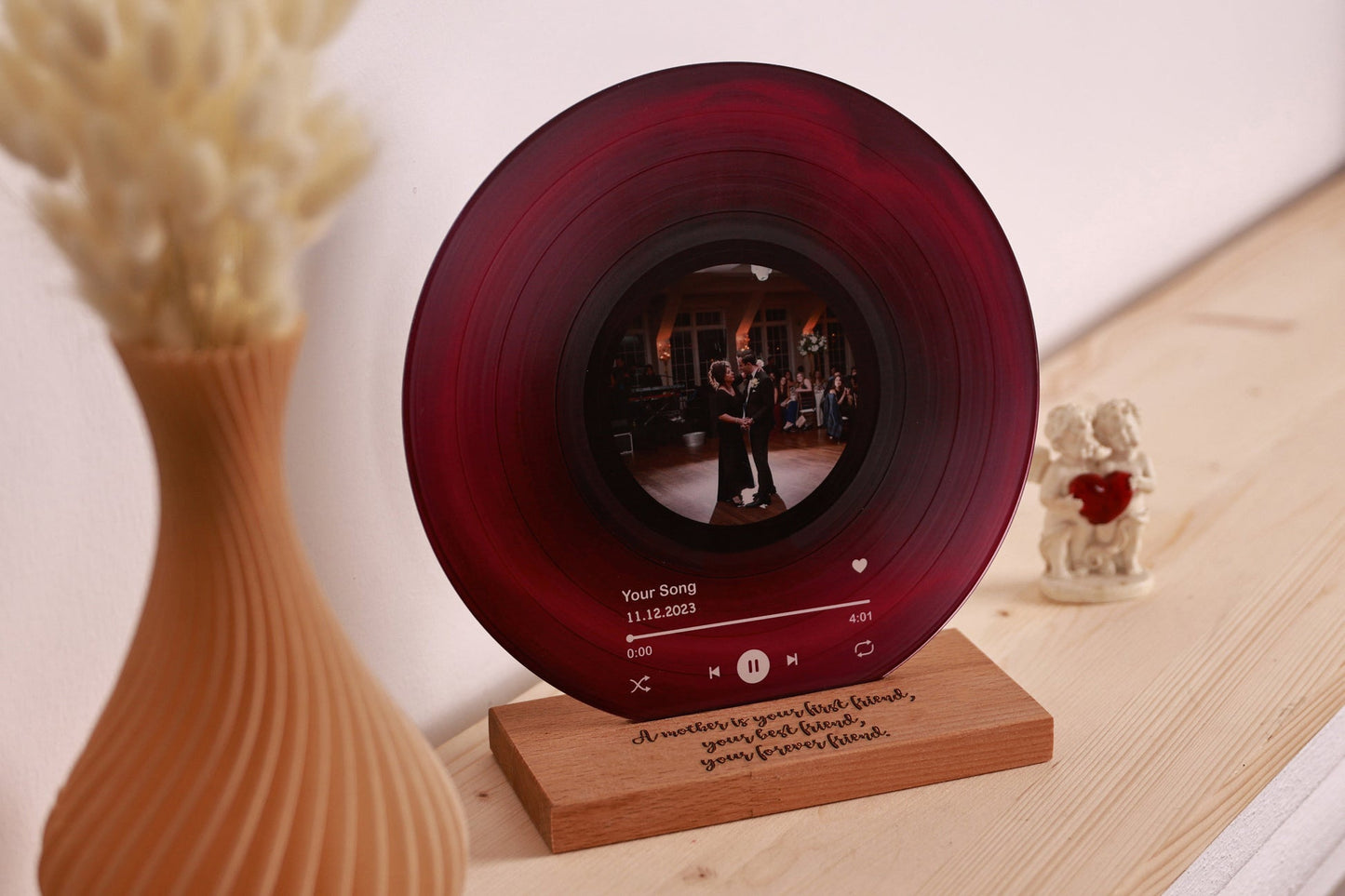 50%OFF⭐️Custom Record with Photo - Acrylic Song Plaque with NFC