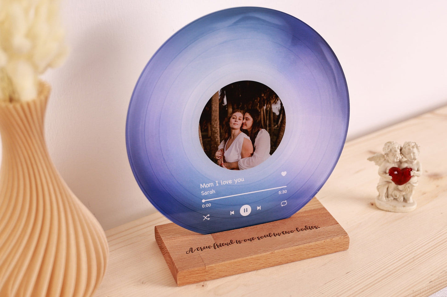 50%OFF⭐️Custom Record with Photo - Acrylic Song Plaque with NFC