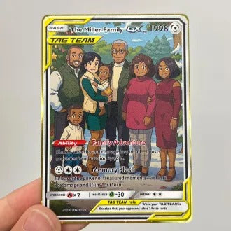 50% OFF🤩Personalized Famliy Anime Art Trading Card