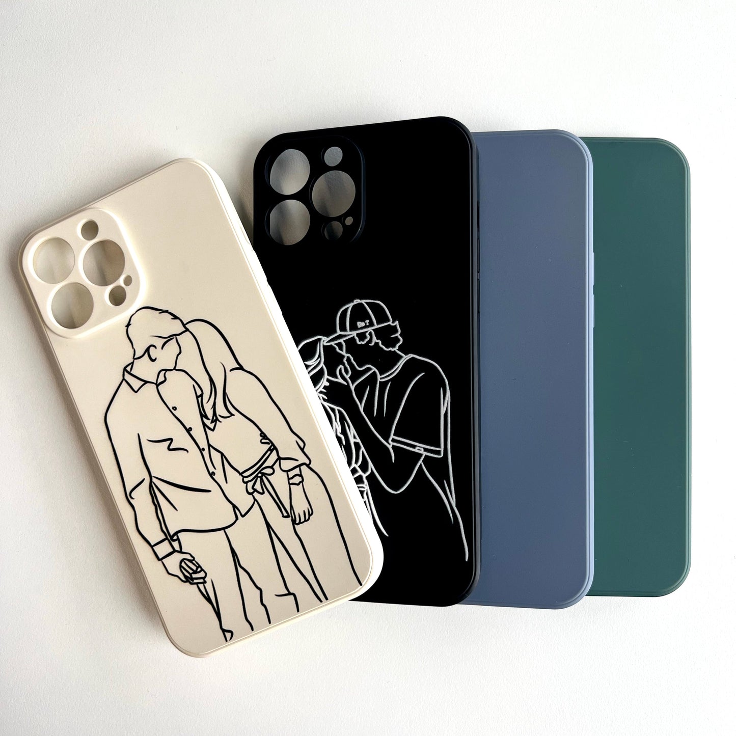 Custom Line Art Case For iPhone✨