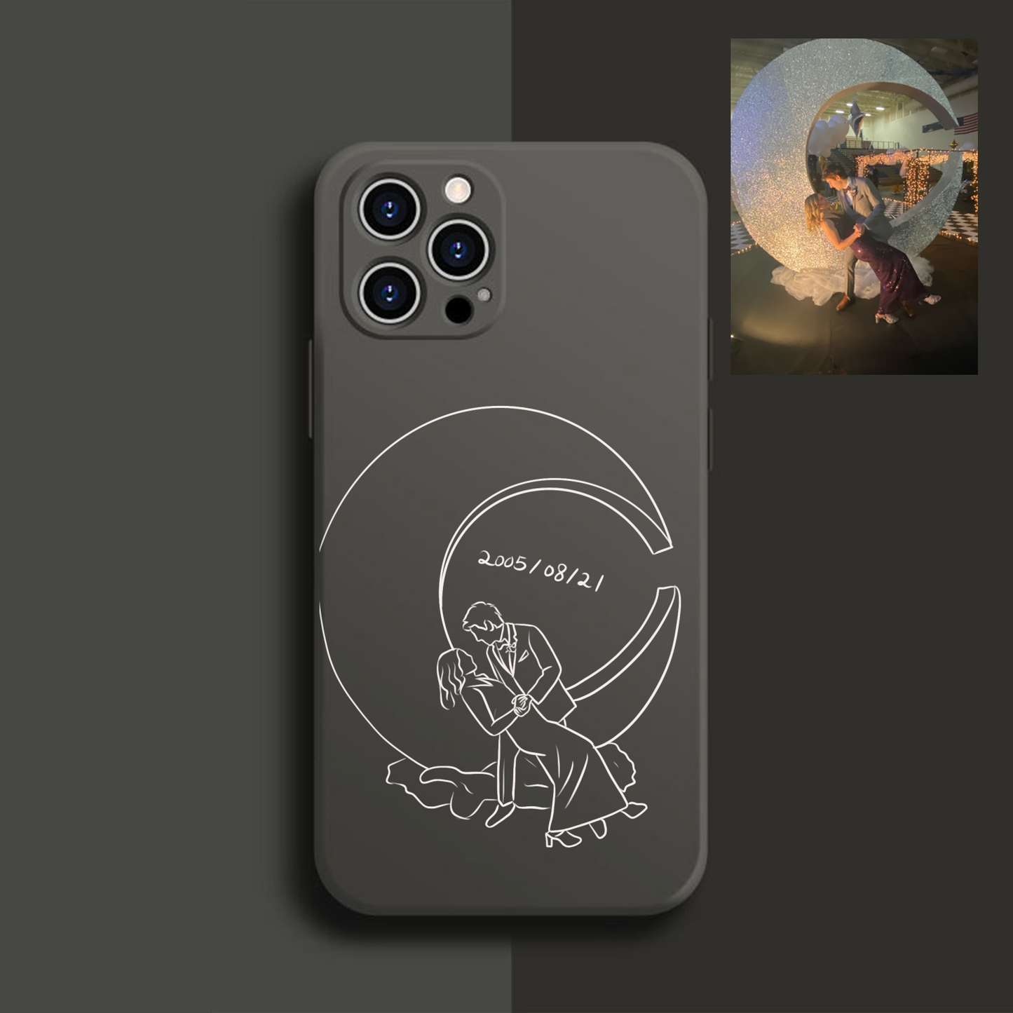 Custom Line Art Case For iPhone✨
