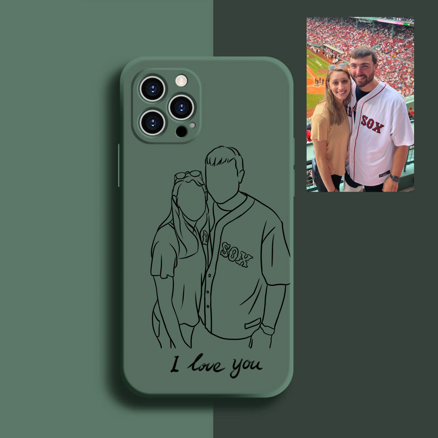 Custom Line Art Case For iPhone✨