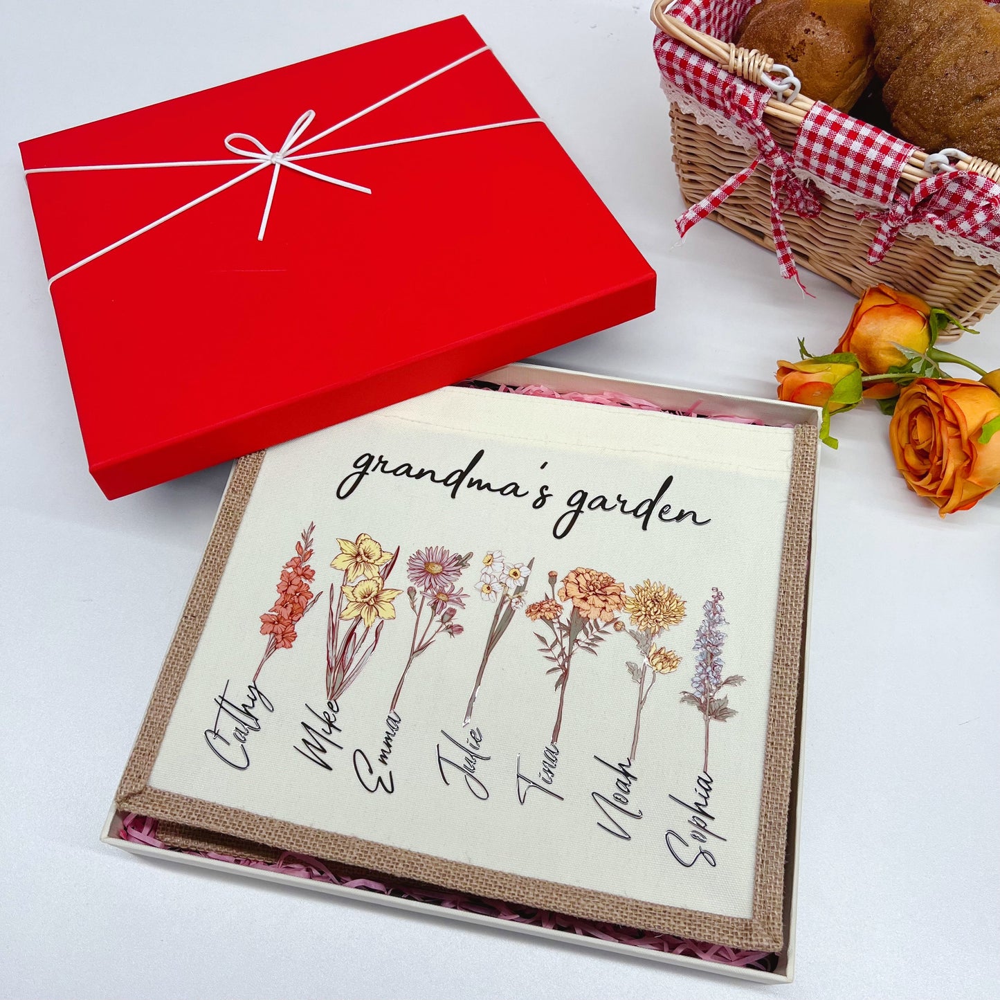 Mom's Garden is Her Children Customized Tote Bags