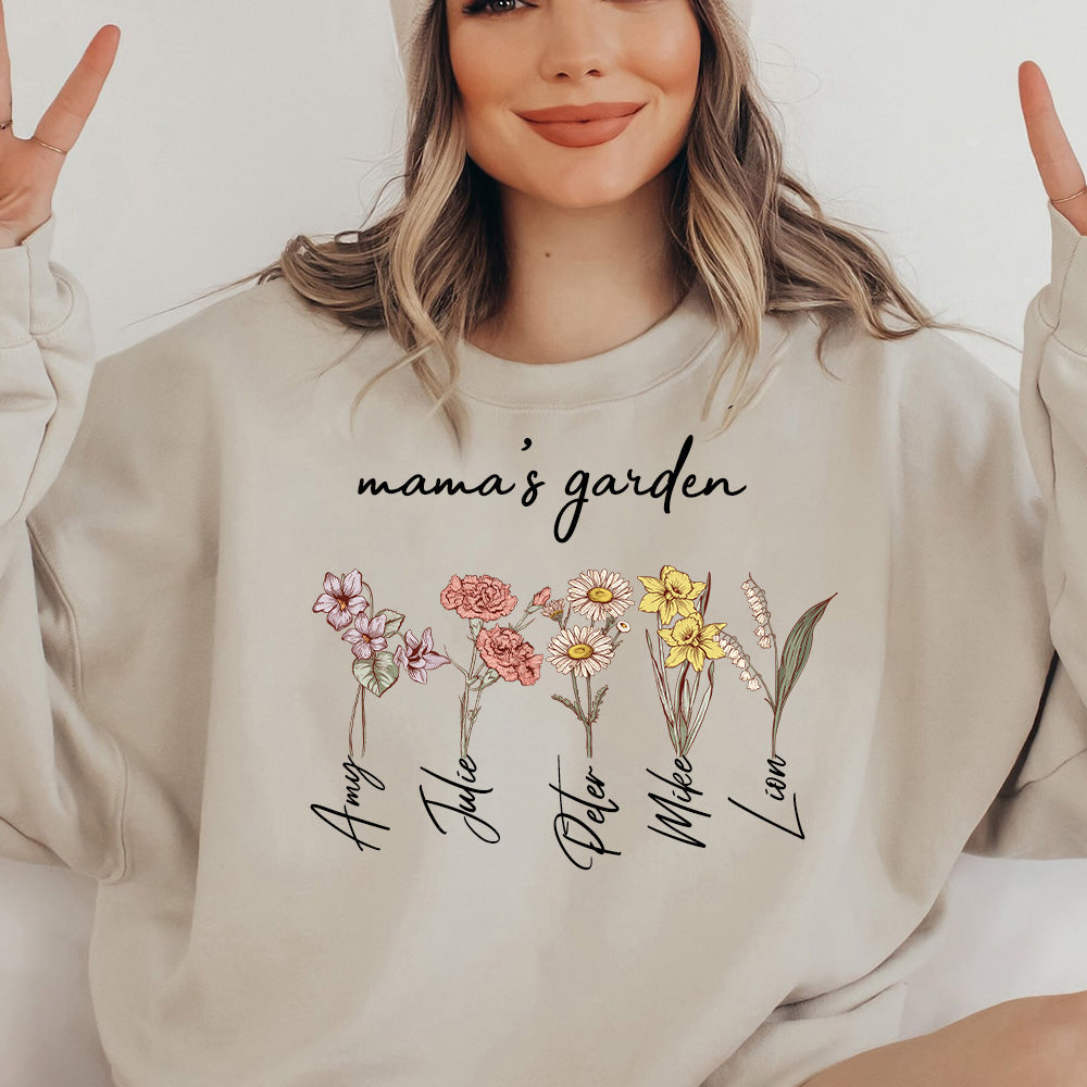 50%OFF⭐️Mom's Garden is Her Children Customized Hoodie/Crewneck