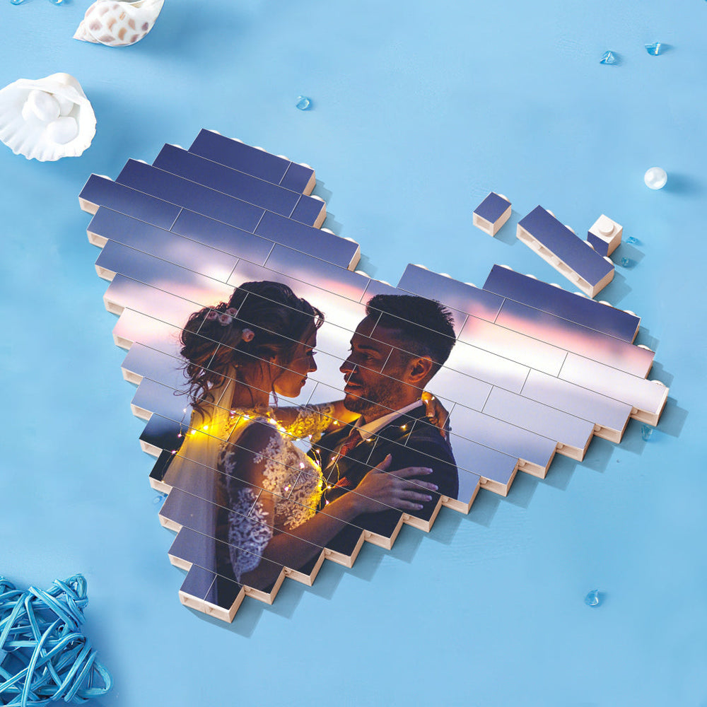 Personalized Building Brick Custom Photo Block