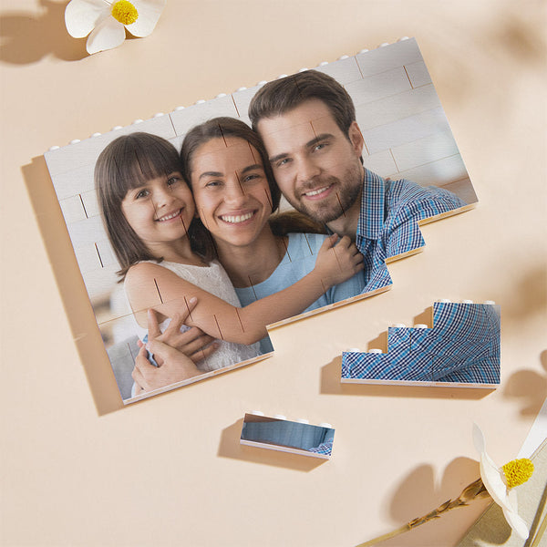Personalized Building Brick Custom Photo Block
