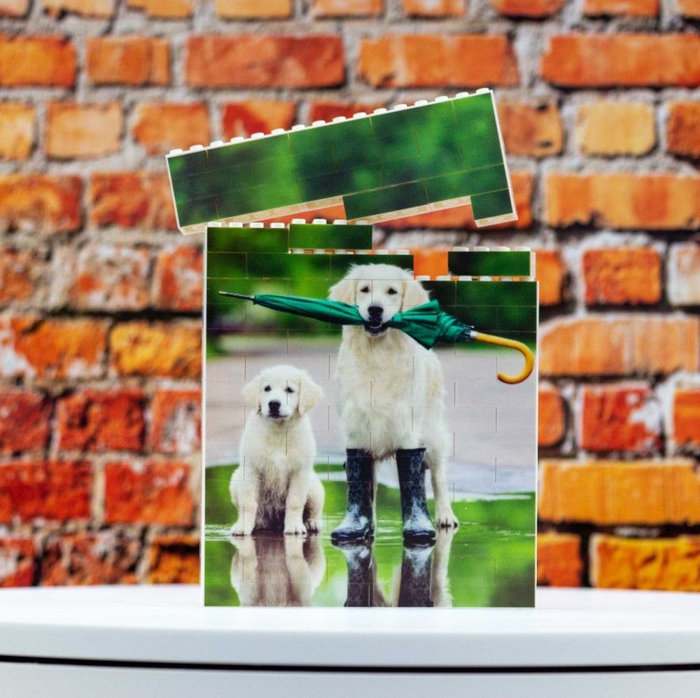 Personalized Building Brick Custom Photo Block