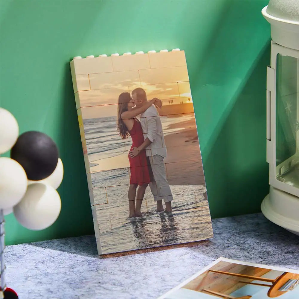 Personalized Building Brick Custom Photo Block