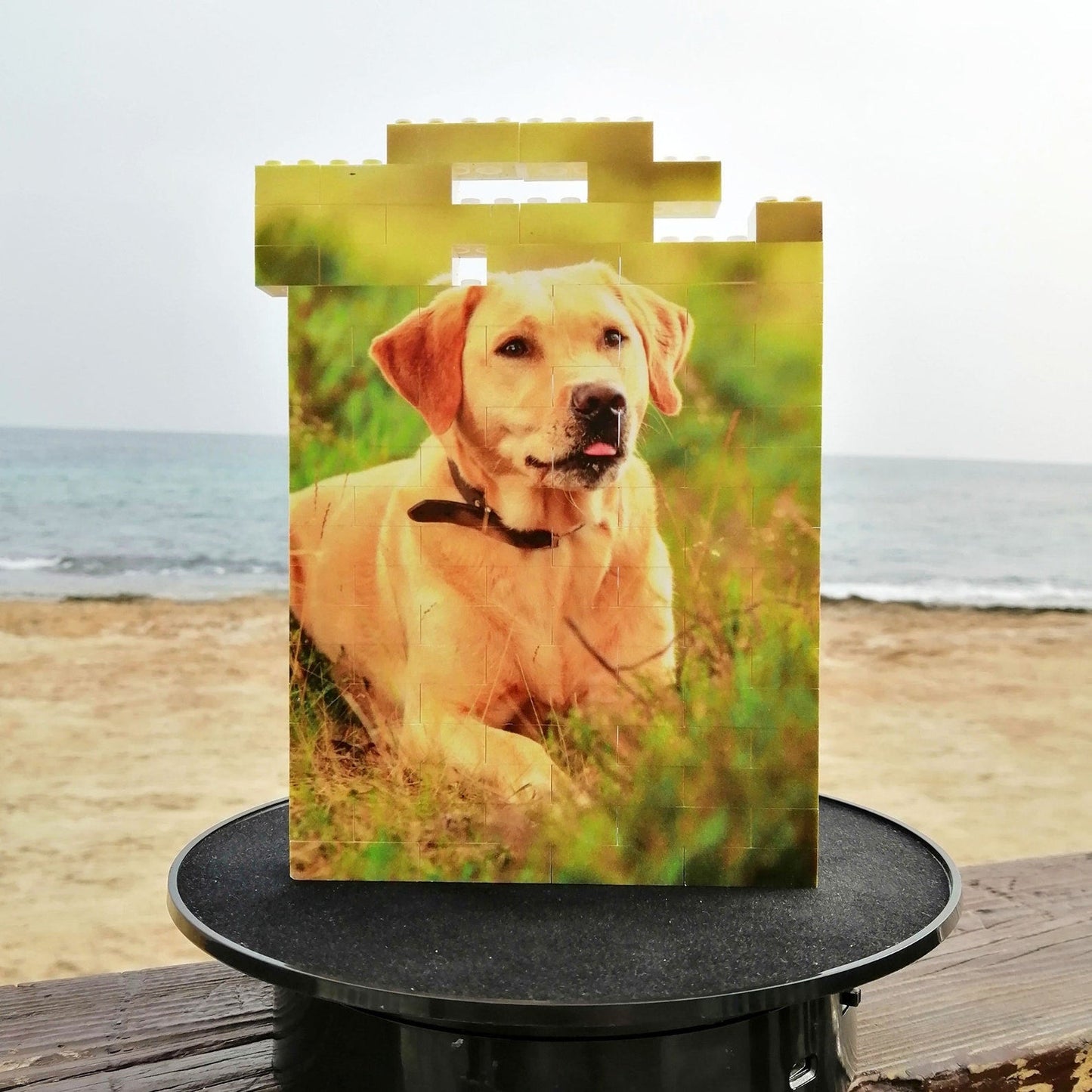 Personalized Building Brick Custom Photo Block