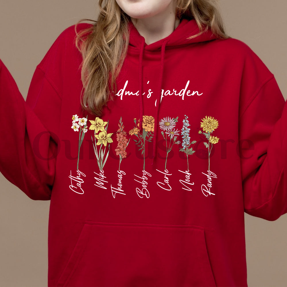 Mama's Garden is Her Children Customized Hoodie🌛Dark-colored