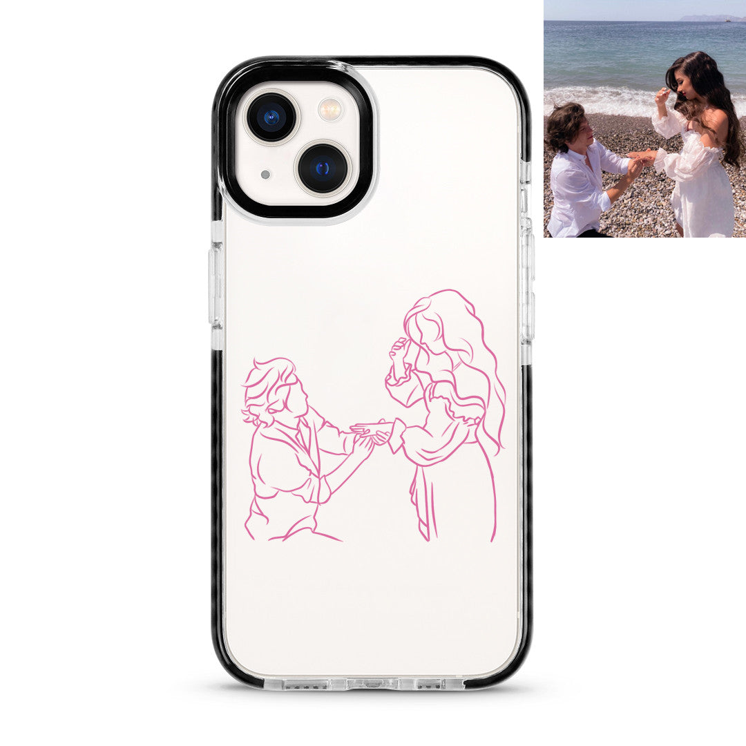 Custom Line Art Case For iPhone✨