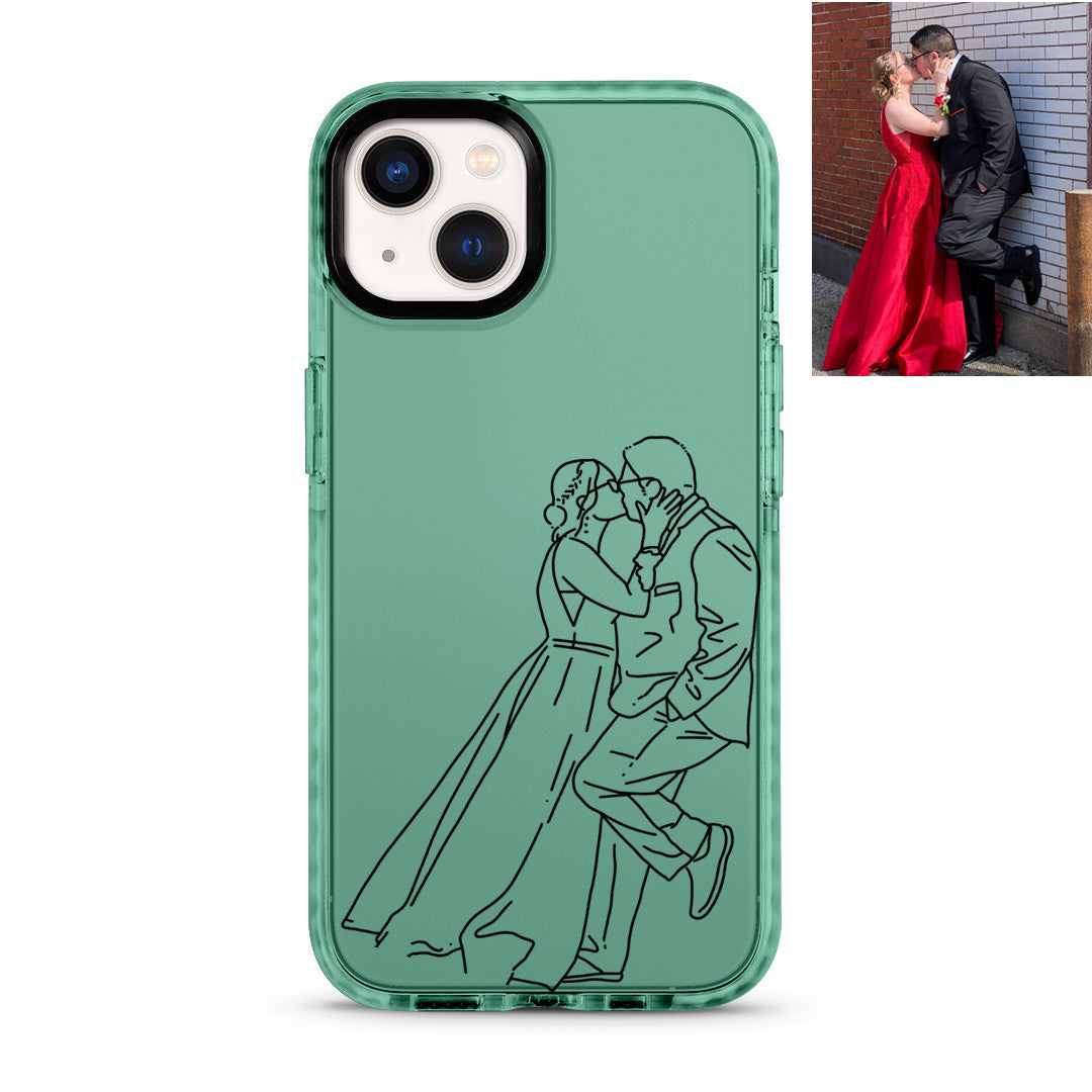 Custom Line Art Case For iPhone✨