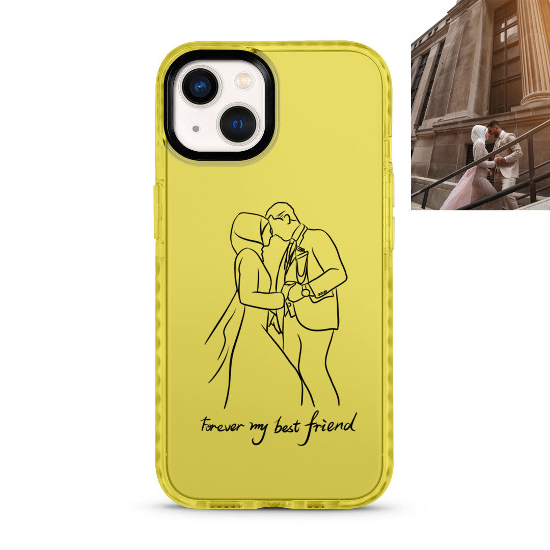 Custom Line Art Case For iPhone✨