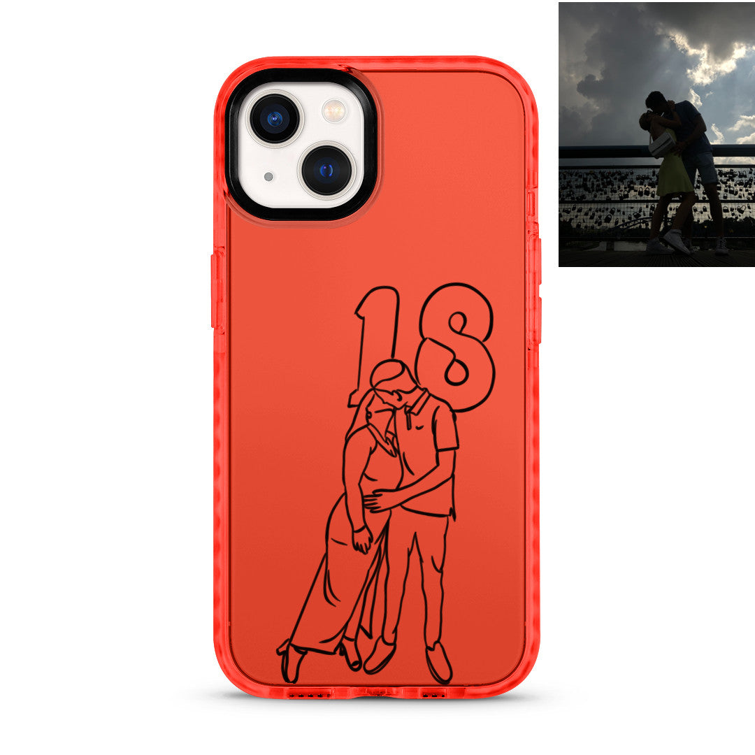 Custom Line Art Case For iPhone✨